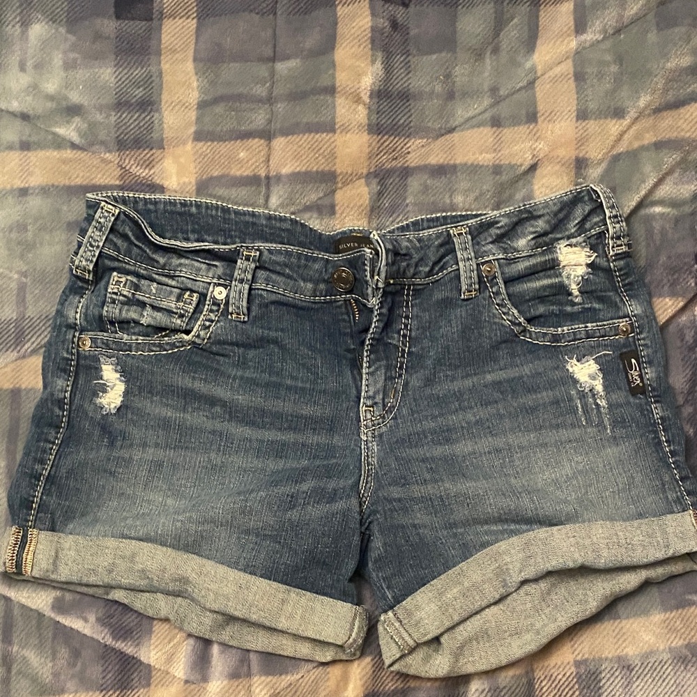 Silver shorts